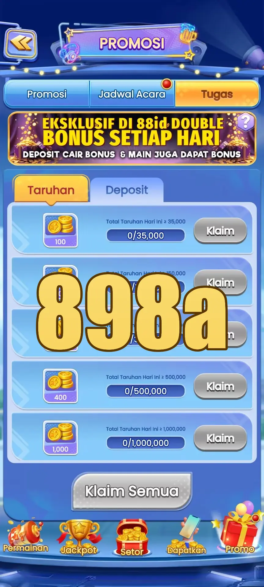 898a Masuk